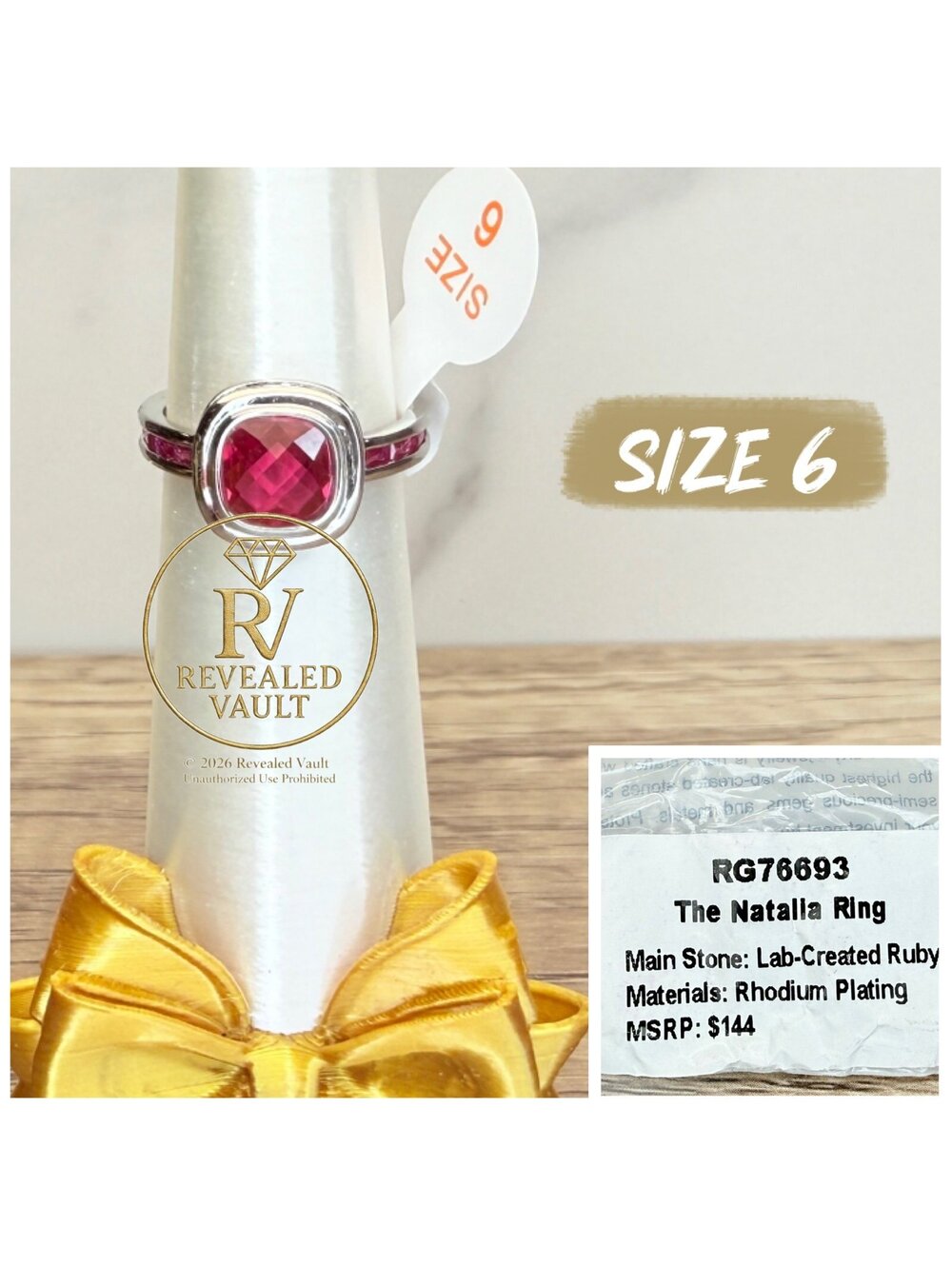 The Natalia Ring - Size 6 - July Birthday 2026